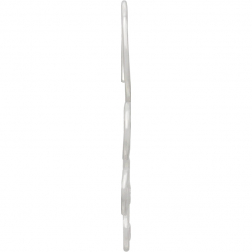 Sterling Silver Ear Hook with Cascading Swirl 36x19mm