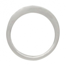 Sterling Silver Open Circle Post Earring 10x10mm