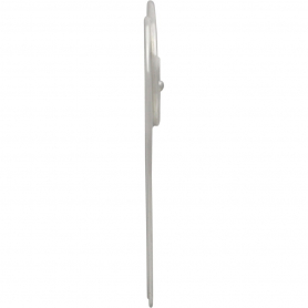 Sterling Silver Pointed Spiral Earring 43x25mm