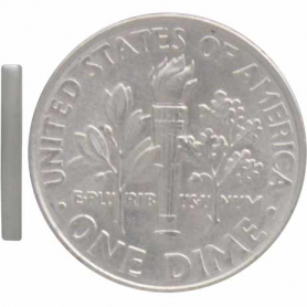 Sterling Silver Mini Bar Post Earrings 10x1mm