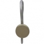 Sterling Silver Ear Hook with Bronze Dot 17x5mm
