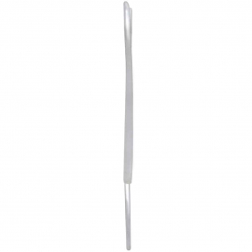 Sterling Silver Wire Heart Hoop Earrings 39x28mm