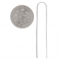 Sterling Silver Long Arch Earring 44x8mm