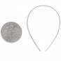 Sterling Silver Wire Teardrop Hoop Earrings 41x29mm