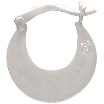 Hammered Silver 1.5 Hoop Earrings Sterling Silver Hoop Earrings Medium Silver  Earrings Hoops With Post - Etsy