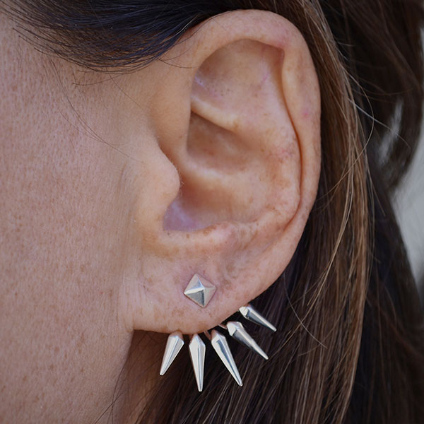 Night at the Mountains Ear Jacket Earrings