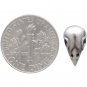 Sterling Silver Sparrow Skull Post Earrings 12x7mm