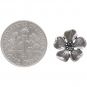 Sterling Silver Cherry Blossom Post Earring 12x12mm