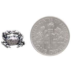 Sterling Silver Crab Post Earrings