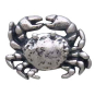 Sterling Silver Crab Post Earrings Front View