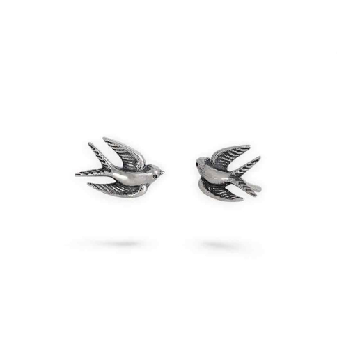 Sterling Silver Mission Swallow Of San Juan Capistrano Charm Pendant