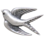 Nina Designs Sterling Silver Swallow Post Earrings close up