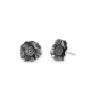 Sterling Silver Poppy Earrings