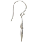 Sterling Silver Fertility Goddess Dangle Earrings Side View