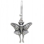 Sterling Silver Luna Moth Dangle Earrings 30x15mm