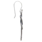 Sterling Silver Figure 8 Knot Dangle Earrings Side View