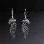 Sterling Silver Jellyfish Dangle Earrings beauty shot