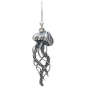 Sterling Silver Jellyfish Dangle Earrings front view