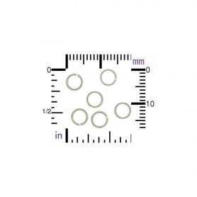 Sterling Silver Jump Rings - 5mm Open