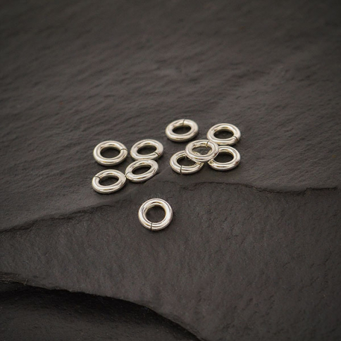Sterling Silver Jump Rings - 4mm Open