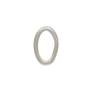 Sterling Silver Jump Rings -  5mm Oval