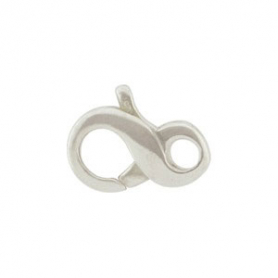 Sterling Silver Infinity Lobster Clasp -13mm