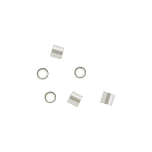 Sterling Silver Crimp Beads - 2x2mm