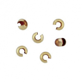 14K Gold Fill Crimp Covers - 3mm DISCONTINUED