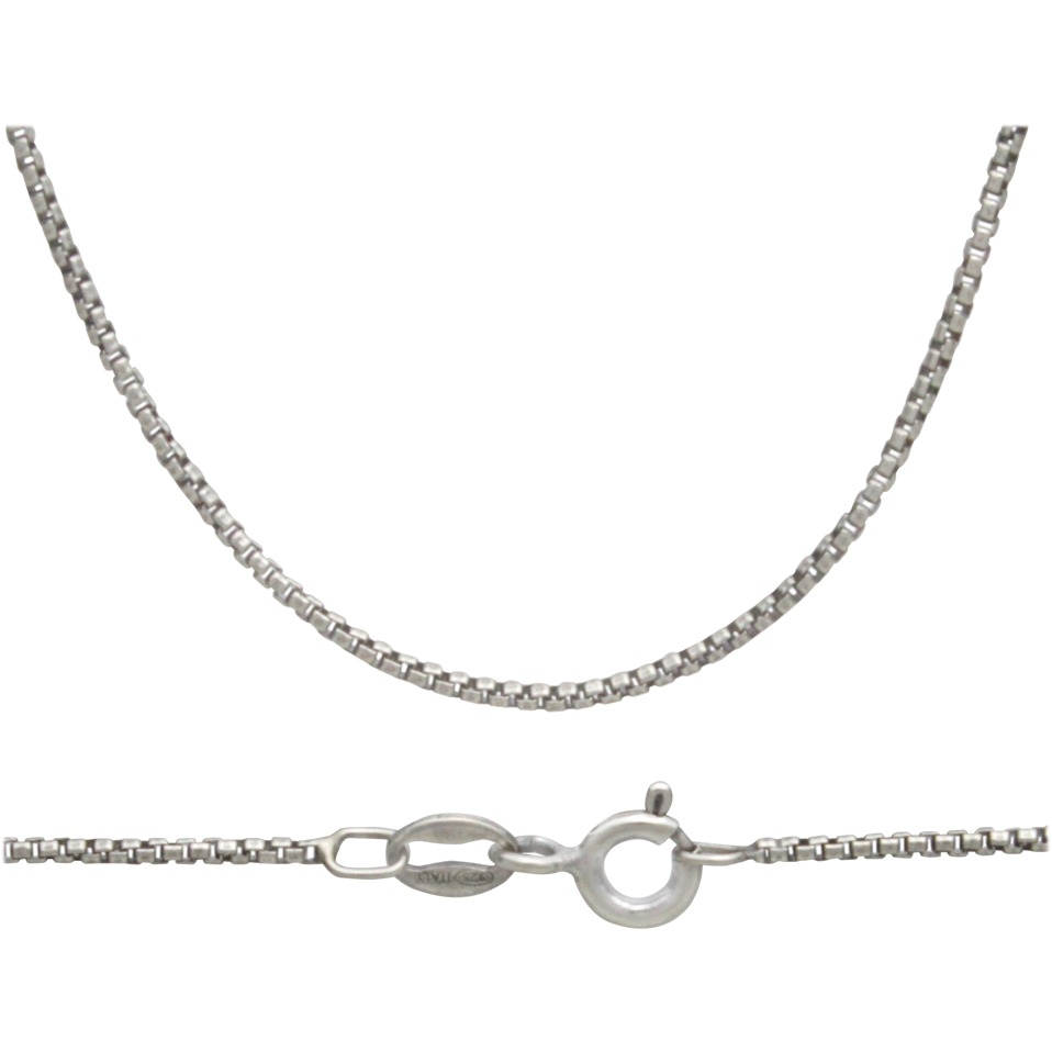 Sterling Silver 18 Inch Chain - Box Chain