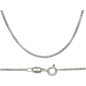 Sterling Silver 18 Inch Box Chain