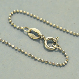 Silver 18 Inch Chain - Delicate Bead Chain DISCONTINUED