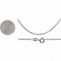 Silver Delicate Round Faceted Cable Chain