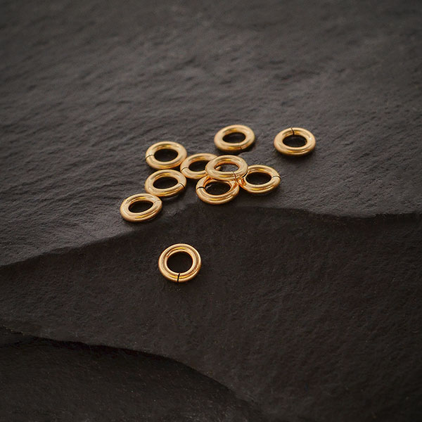 Gold Filled Jump Ring - 4mm open
