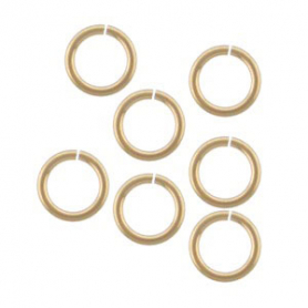 14K Gold Fill Jump Ring - 6 mm Open DISCONTINUED