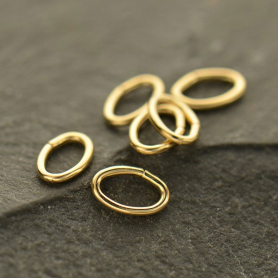 14K Gold Fill Jump Ring - 5mm Oval
