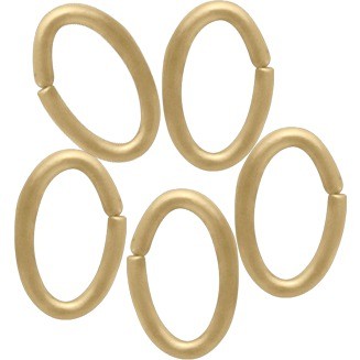 14K Gold Fill Jump Ring - 6mm Oval