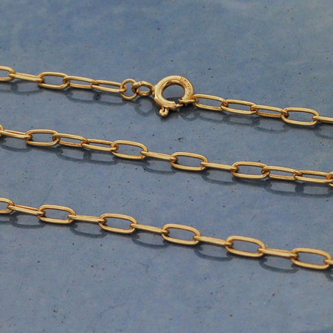 14K Gold Filled Oval Cable Chain
