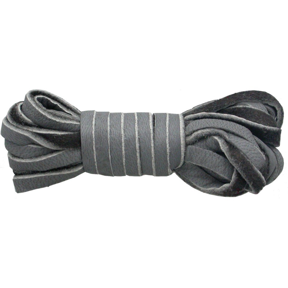 Leather Cord - Gray 3mm Deerskin Laces DISCONTINUED