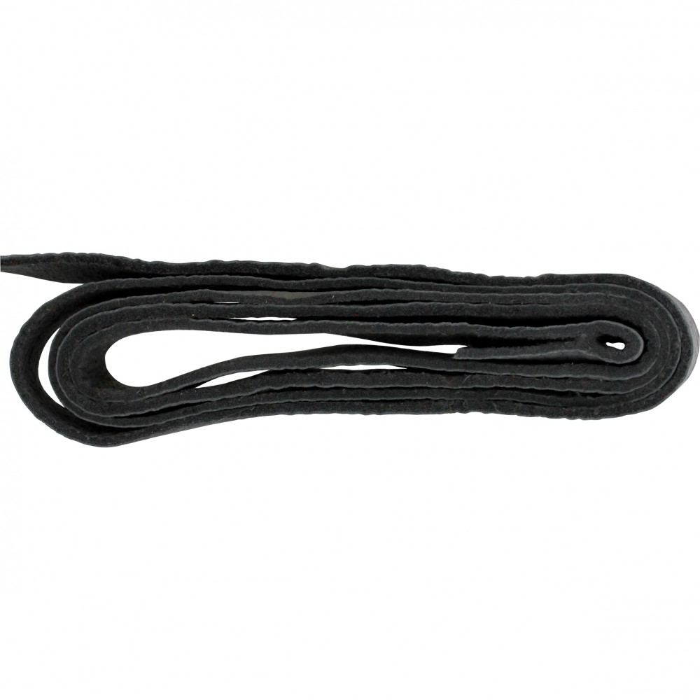 Leather Cord - Gray 1cm Deerlace DISCONTINUED
