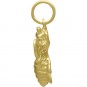 Large Bee Charm - 24K Gold Plated Bronze 20x18mm