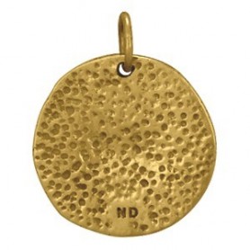 Ancient Coin Jewelry Charm - Griffin - Bronze 22x18mm