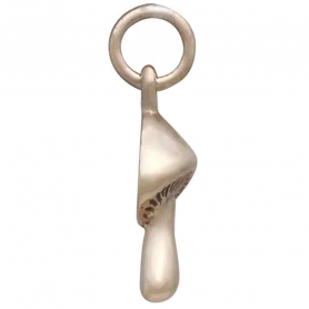 Bronze Mushroom Charm 17x7mm