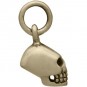 Mini Skull Jewelry Charm - Bronze 13x5mm