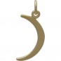 Moon Jewelry Charm - Bronze 22x8mm