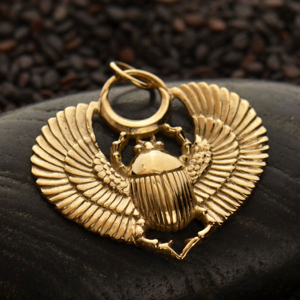 Egyptian Jewelry Winged Scarab Pendant Scarab Pendant Scarab Jewelry Egyptian Scarab Pendant Egyptian Scarab Necklace