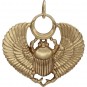 Egyptian Scarab Jewelry Pendant - Bronze 29x27mm