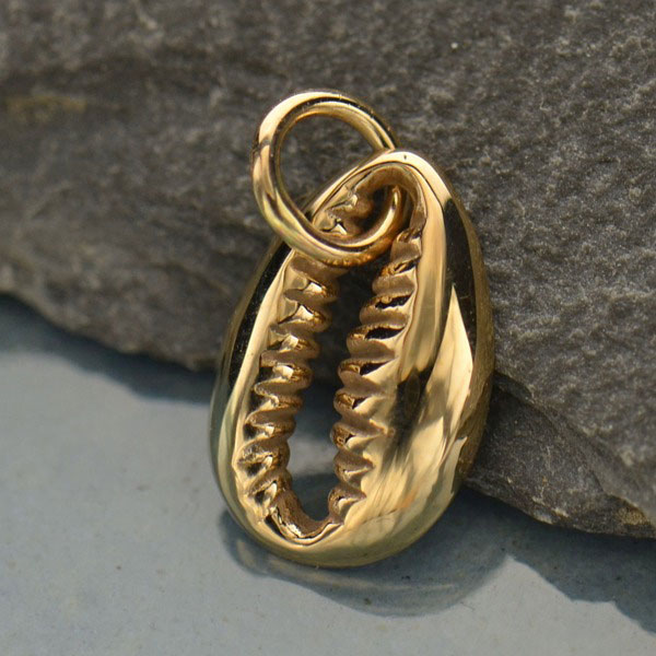 ANCIENT MONEY Gold Cowry Shell & Natural Stone Bracelet – zenheavens