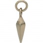 Small Spike Jewelry Charm - Bronze 15x3mm