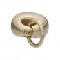 Bronze Nugget Charm 6x8mm