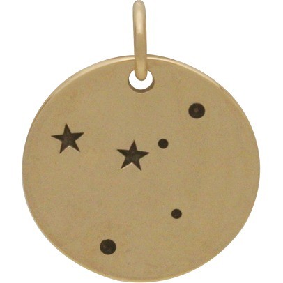 Cancer Constellation Jewelry Charms - Bronze 18x15mm
